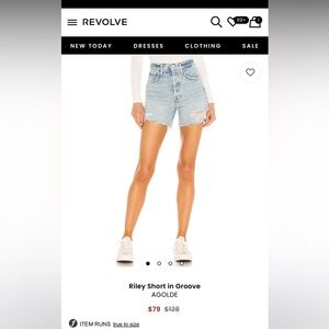 AGOLDE Jean shorts